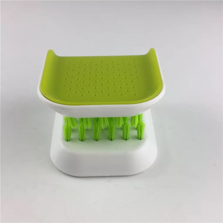 U-Shaped Knife & Cutlery Cleaner Brush - Safe Kitchen Cleaning Tool