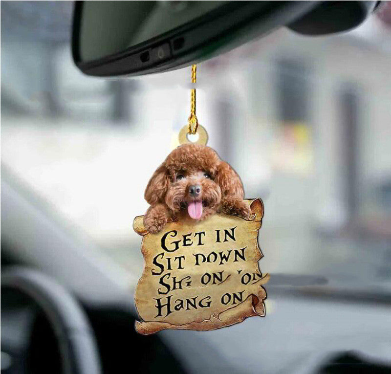 Cute Dog Pendant Keychain - Car Key & Backpack Charm