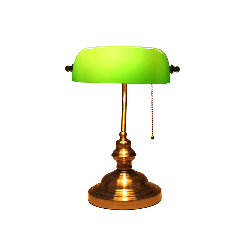 Decorative Vintage Bank Desk Lamp - Retro Style Lighting