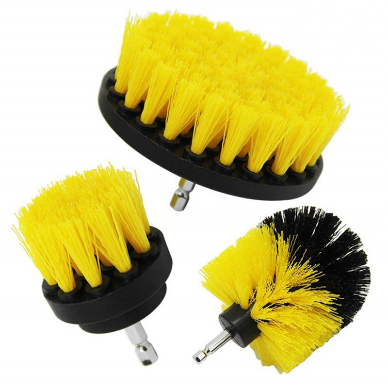 Electric Drill Cleaning Brush Set - For Car, Bathroom & Kitchen