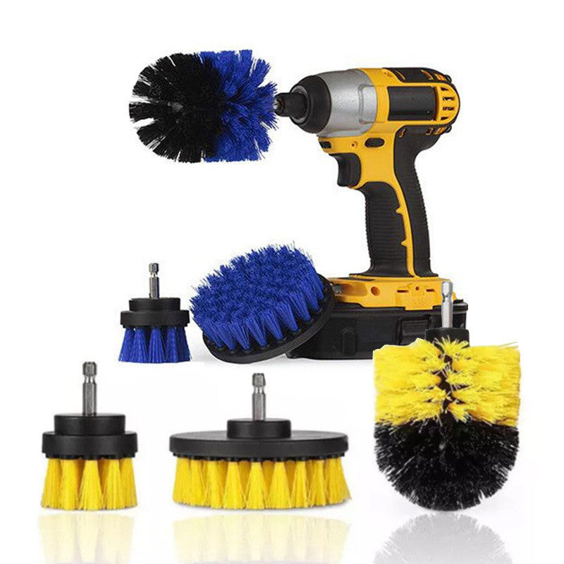 Electric Drill Cleaning Brush Set - For Car, Bathroom & Kitchen