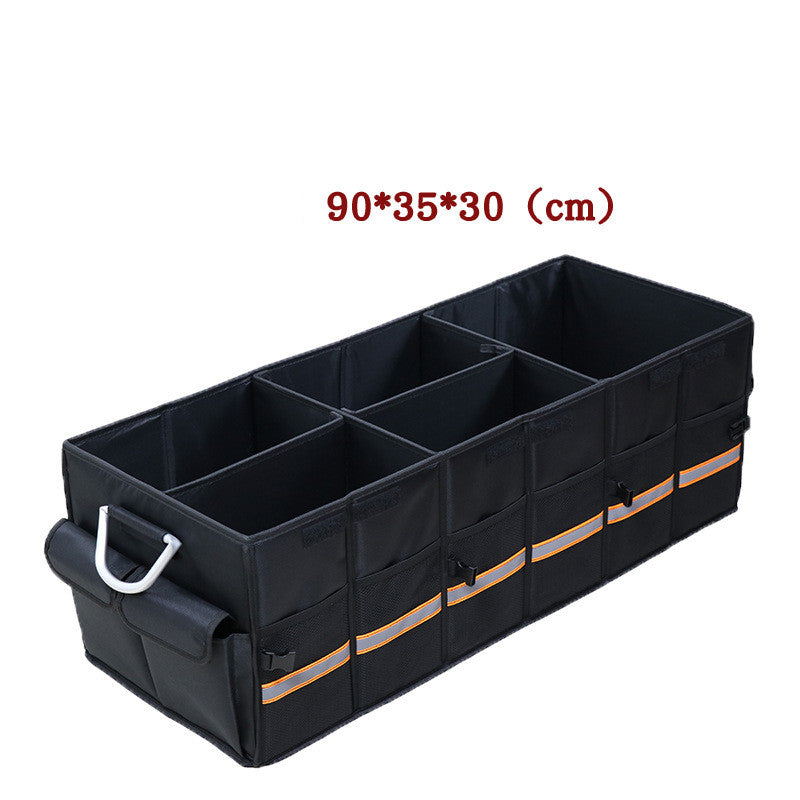 Heavy Duty Car Trunk Organizer with Lid - Collapsible Storage