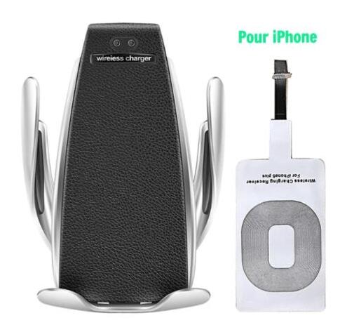 10W Fast Wireless Car Charger & Phone Holder - 2-in-1 Mount
