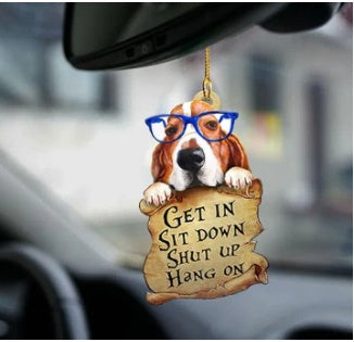 Cute Dog Pendant Keychain - Car Key & Backpack Charm