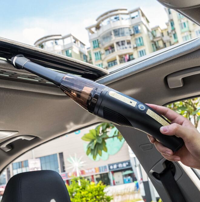 Wireless Car Vacuum Cleaner with Phone Charging Station - 2-in-1