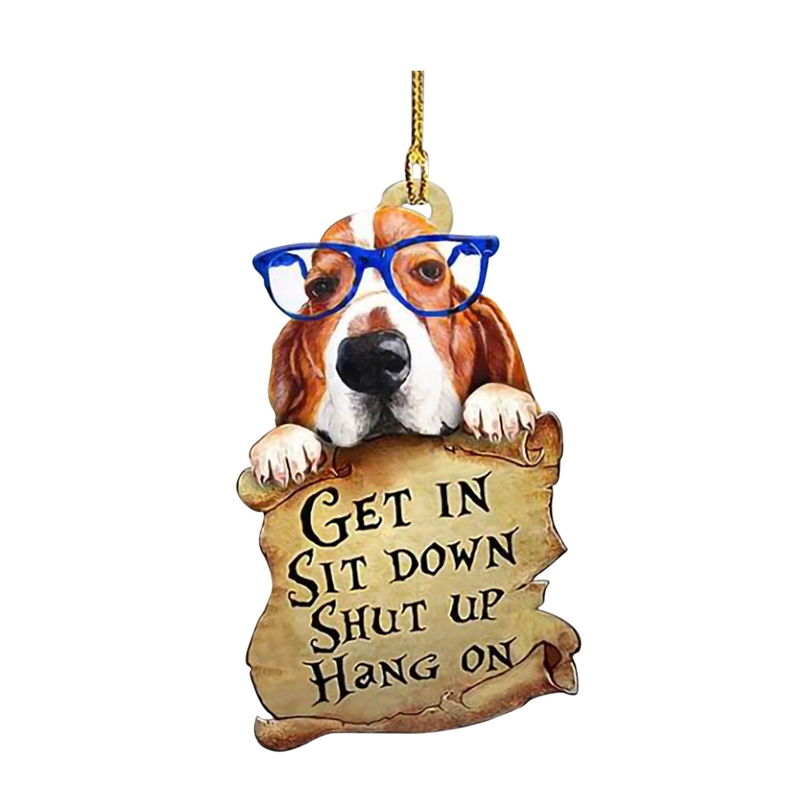 Cute Dog Pendant Keychain - Car Key & Backpack Accessory