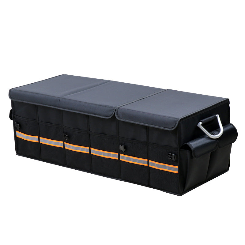 Heavy Duty Car Trunk Organizer with Lid - Collapsible Storage