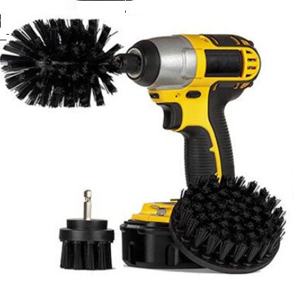 Electric Drill Cleaning Brush Set - For Car, Bathroom & Kitchen