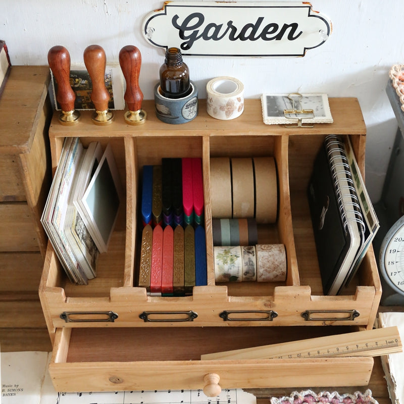 Office Desk Organizer - Postcard & Stationery Rack