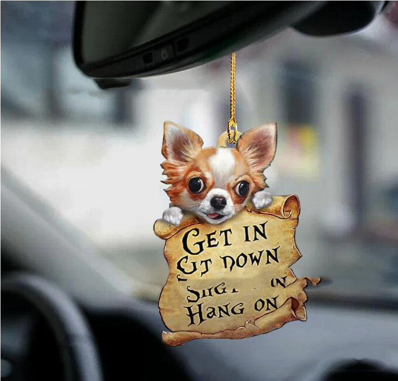 Cute Dog Pendant Keychain - Car Key & Backpack Charm