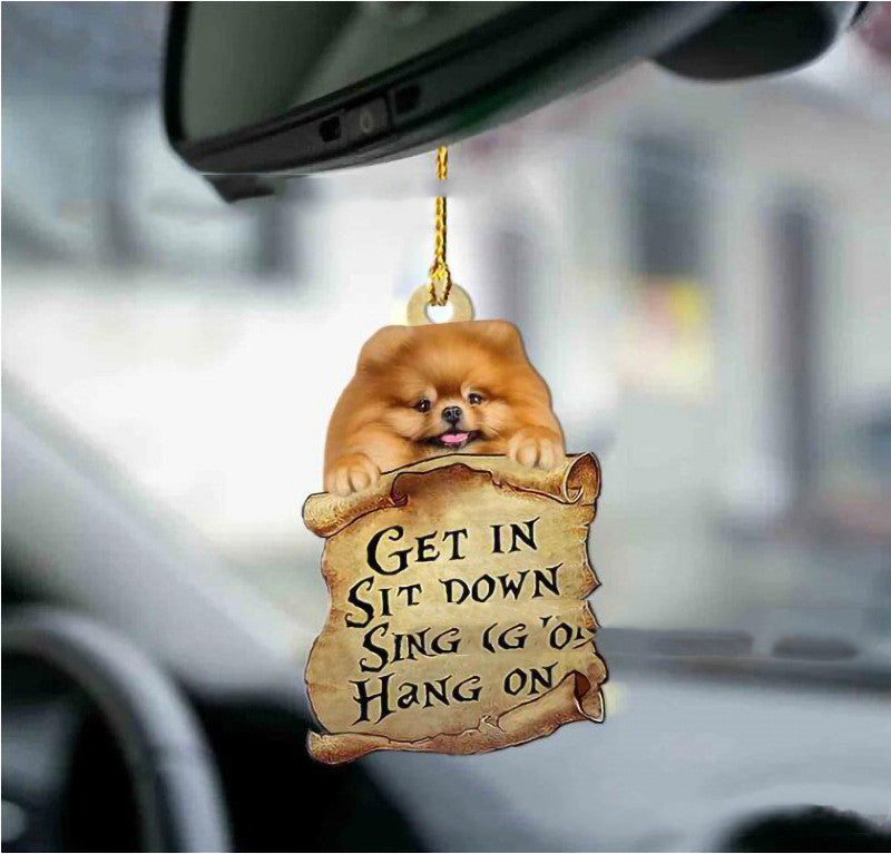 Cute Dog Pendant Keychain - Car Key & Backpack Charm