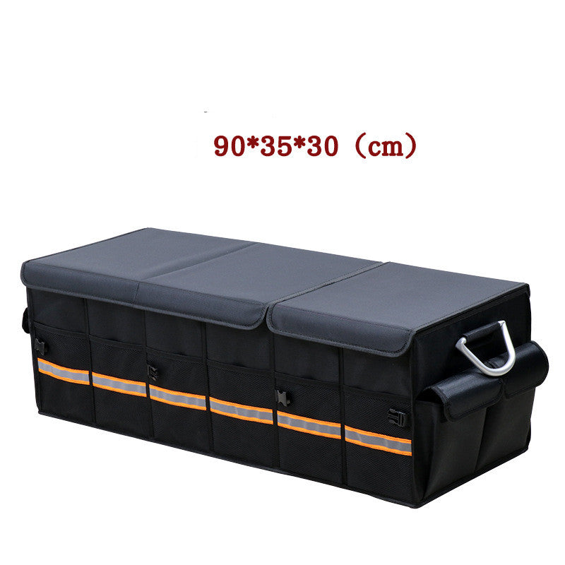 Heavy Duty Car Trunk Organizer with Lid - Collapsible Storage