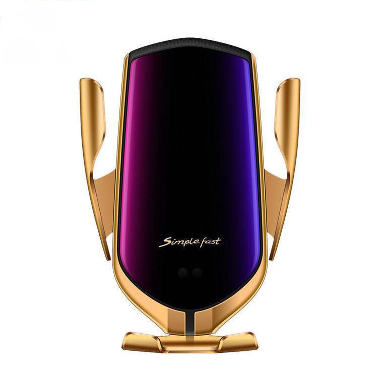 10W Fast Wireless Car Charger & Phone Holder - 2-in-1 Mount