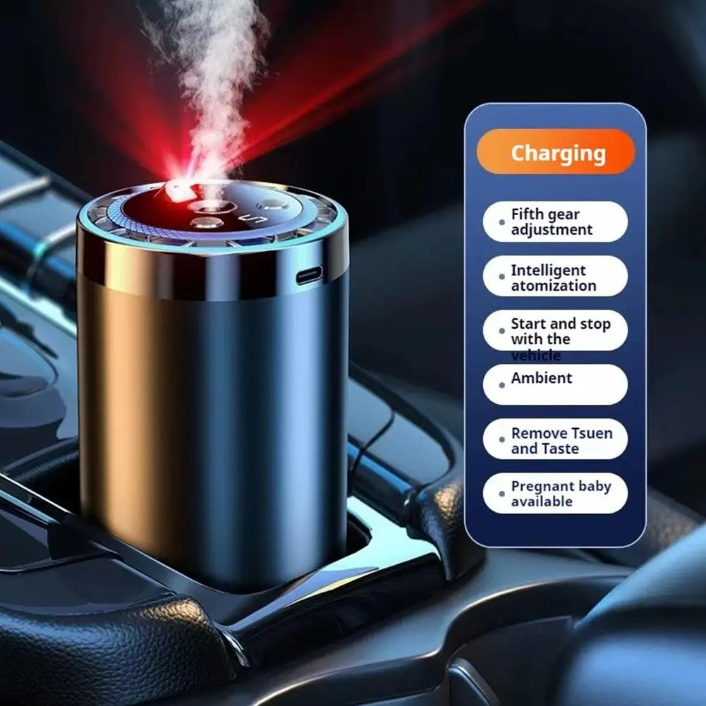 Smart Car Air Freshener with Automatic Sensing & App Control