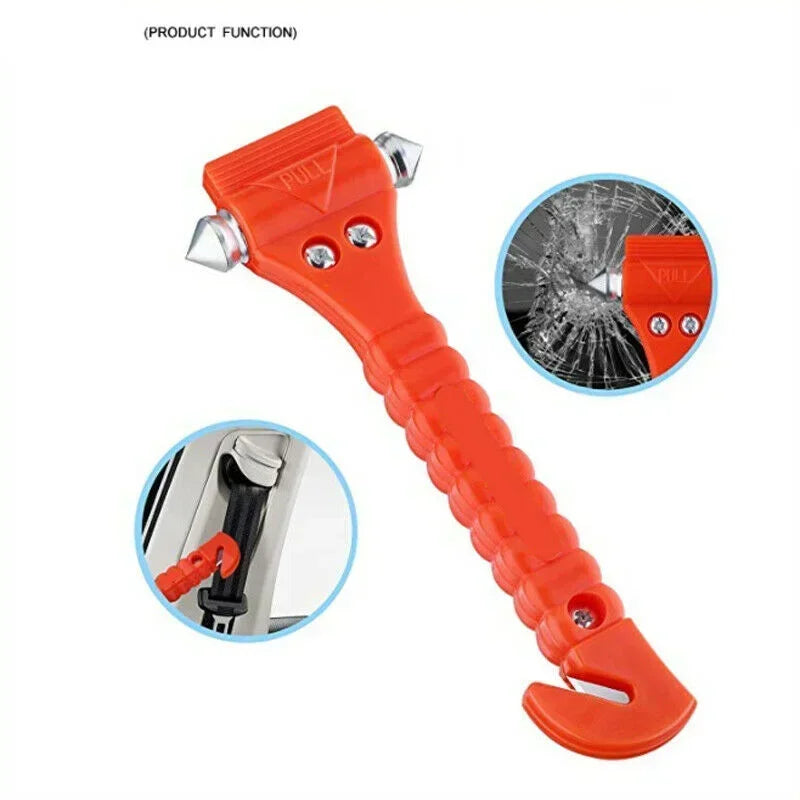 Car Emergency Safety Hammer with Seatbelt Cutter & Window Breaker