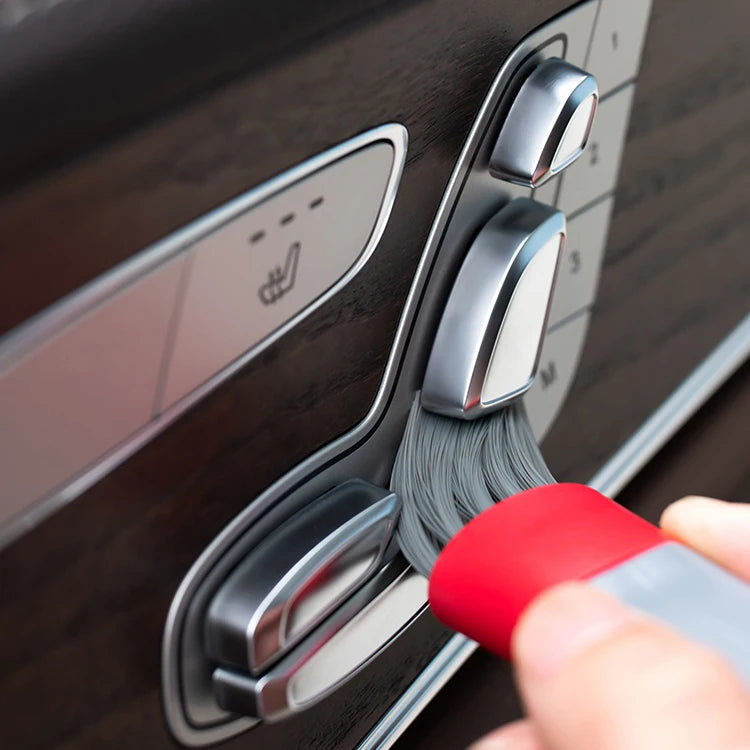 Car Wash Double Head Brushes - Air Vent & Interior Detailing Cleaner