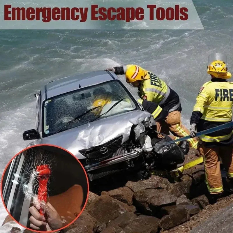 Car Emergency Safety Hammer with Seatbelt Cutter & Window Breaker
