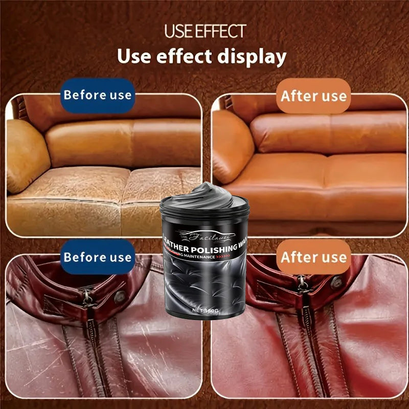 Leather Conditioner & Restorer Cream - 150g Deep Conditioning for Car Seats, Furniture & More