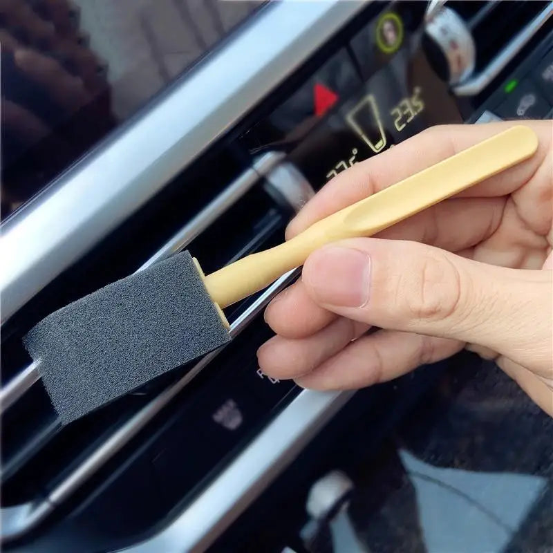5Pcs Car Air Conditioner Vent Cleaner - Universal Detailing Brush Set