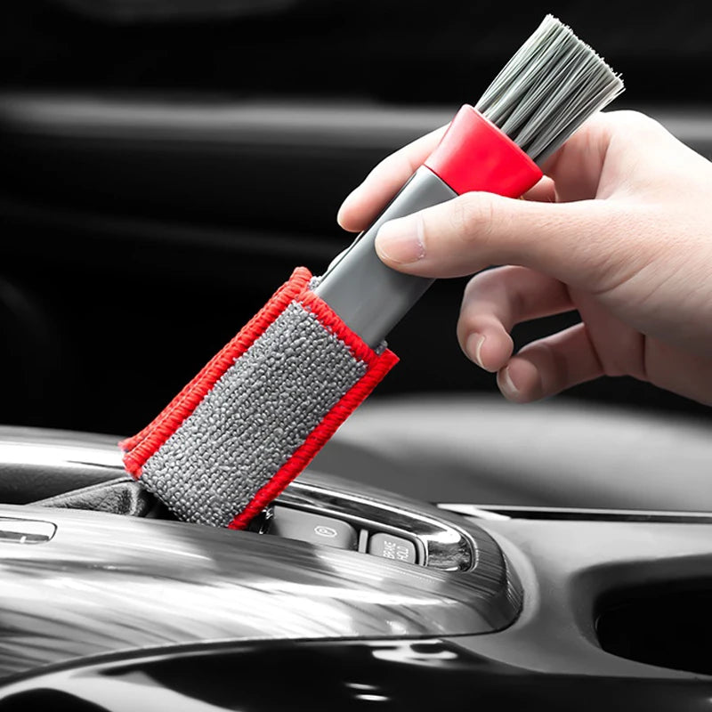 Car Wash Double Head Brushes - Air Vent & Interior Detailing Cleaner