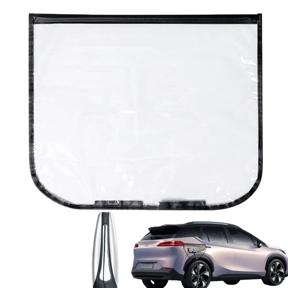 EV Charger Port Cover - Magnetic Transparent All-Weather Protection