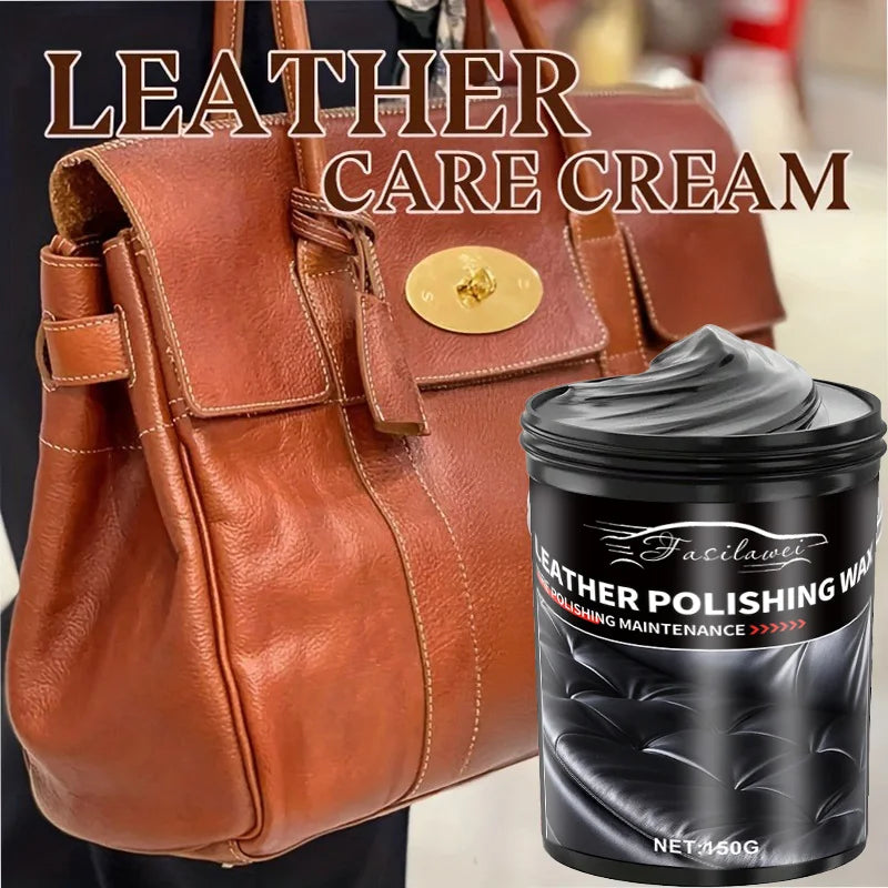 Leather Conditioner & Restorer Cream - 150g Deep Conditioning for Car Seats, Furniture & More