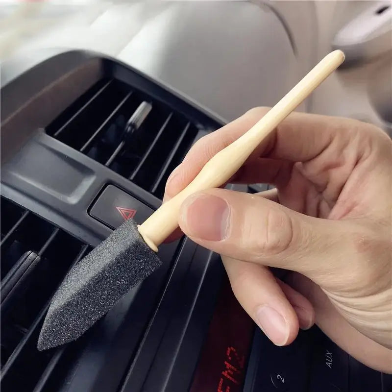 5Pcs Car Air Conditioner Vent Cleaner - Universal Detailing Brush Set