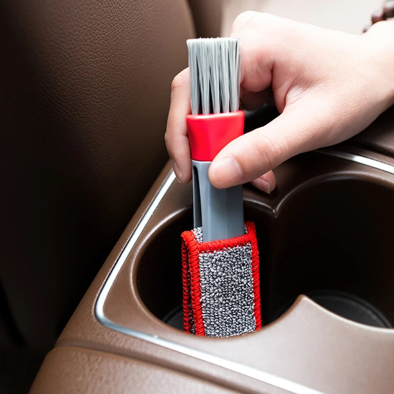 Car Wash Double Head Brushes - Air Vent & Interior Detailing Cleaner