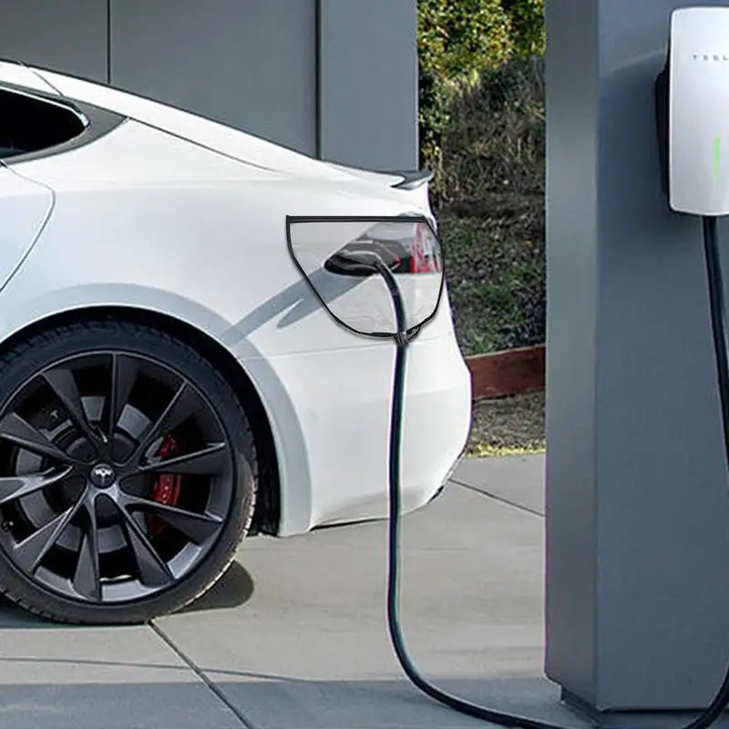 EV Charger Port Cover - Magnetic Transparent All-Weather Protection