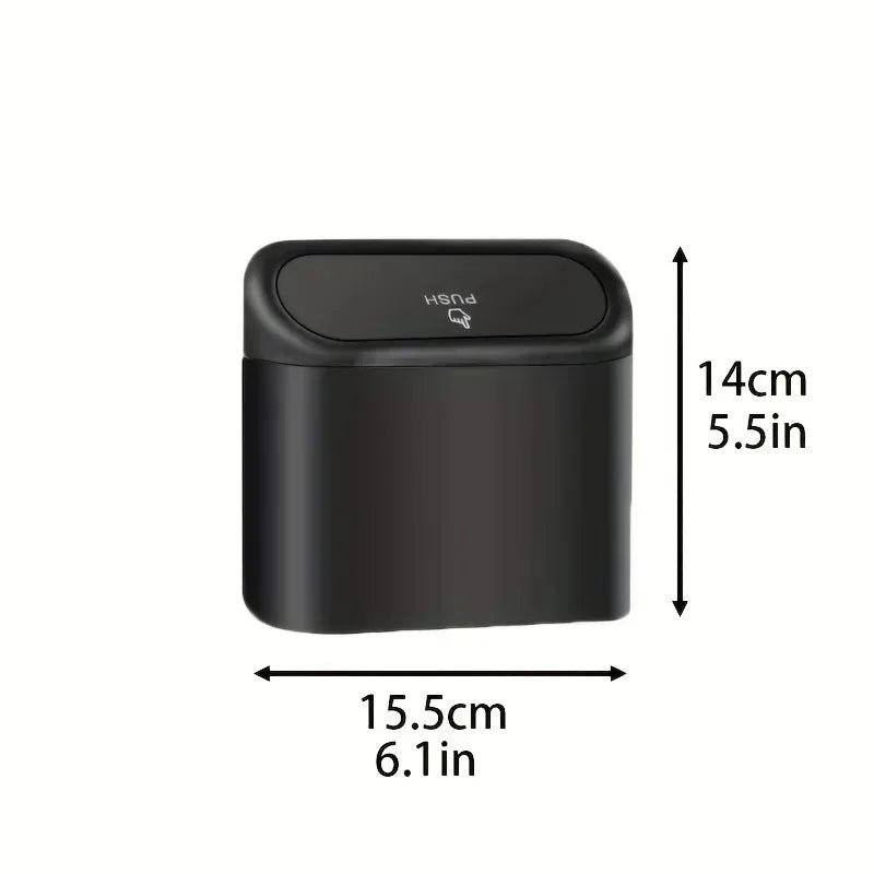 Car Trash Can with Lid - Includes 60 Garbage Bags