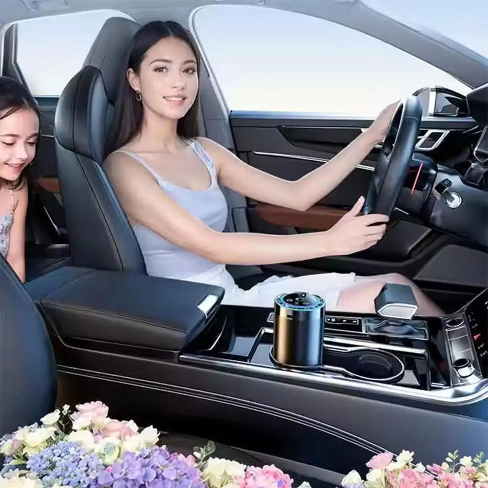 Smart Car Air Freshener with Automatic Sensing & App Control