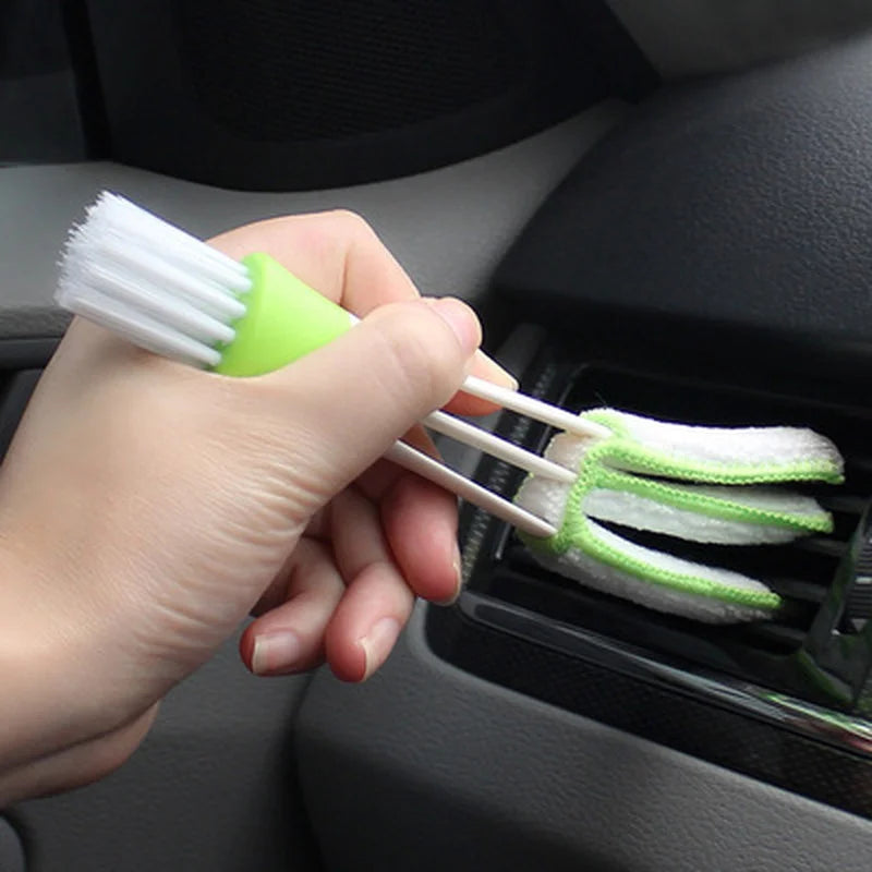 Car Wash Double Head Brushes - Air Vent & Interior Detailing Cleaner