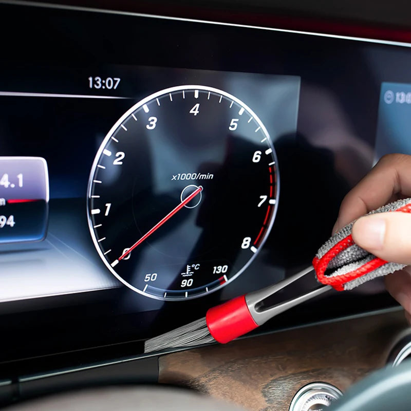 Car Wash Double Head Brushes - Air Vent & Interior Detailing Cleaner