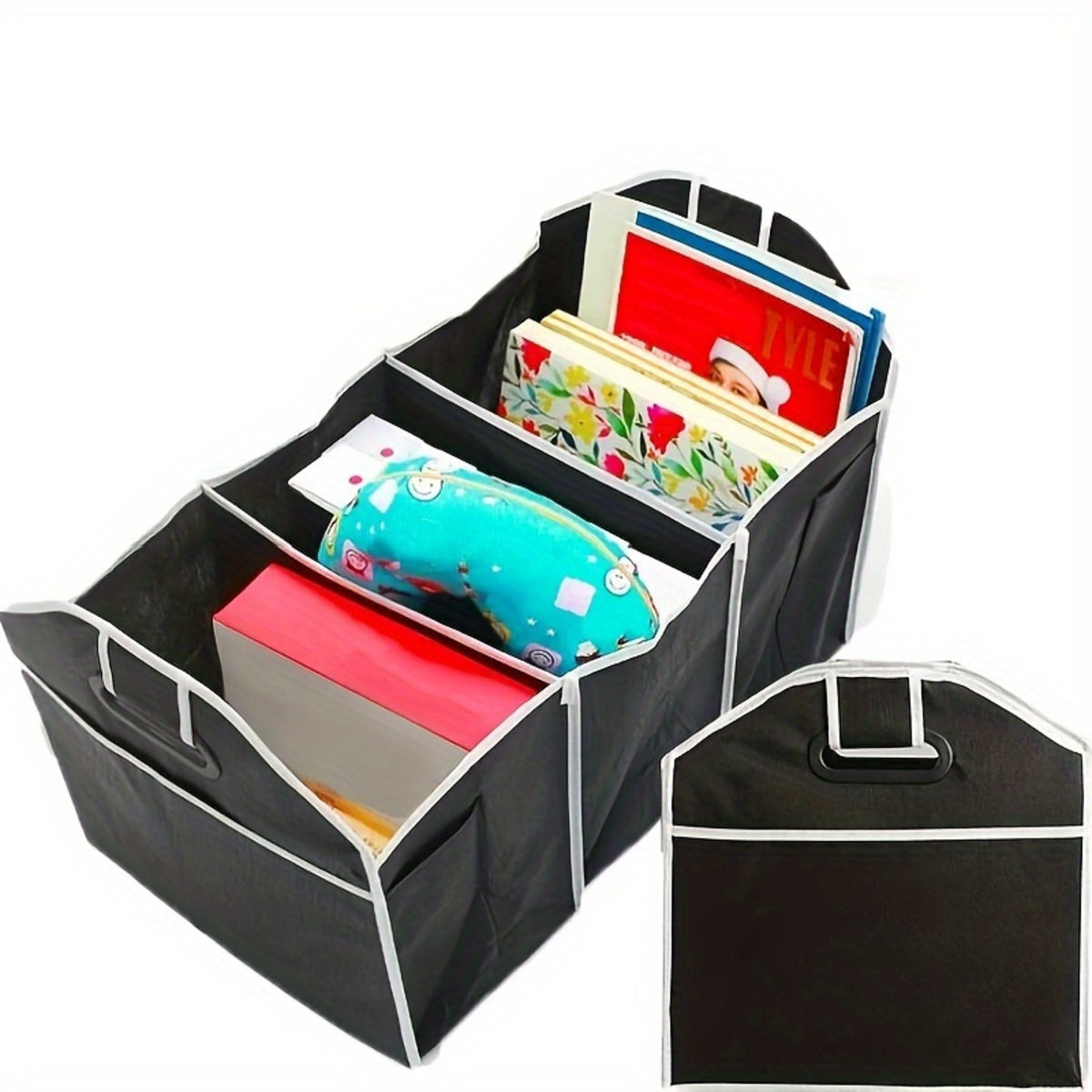 Car Trunk Organizer - Large Capacity Foldable Storage Bag