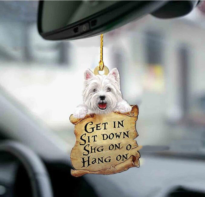 Cute Dog Pendant Keychain - Car Key & Backpack Charm