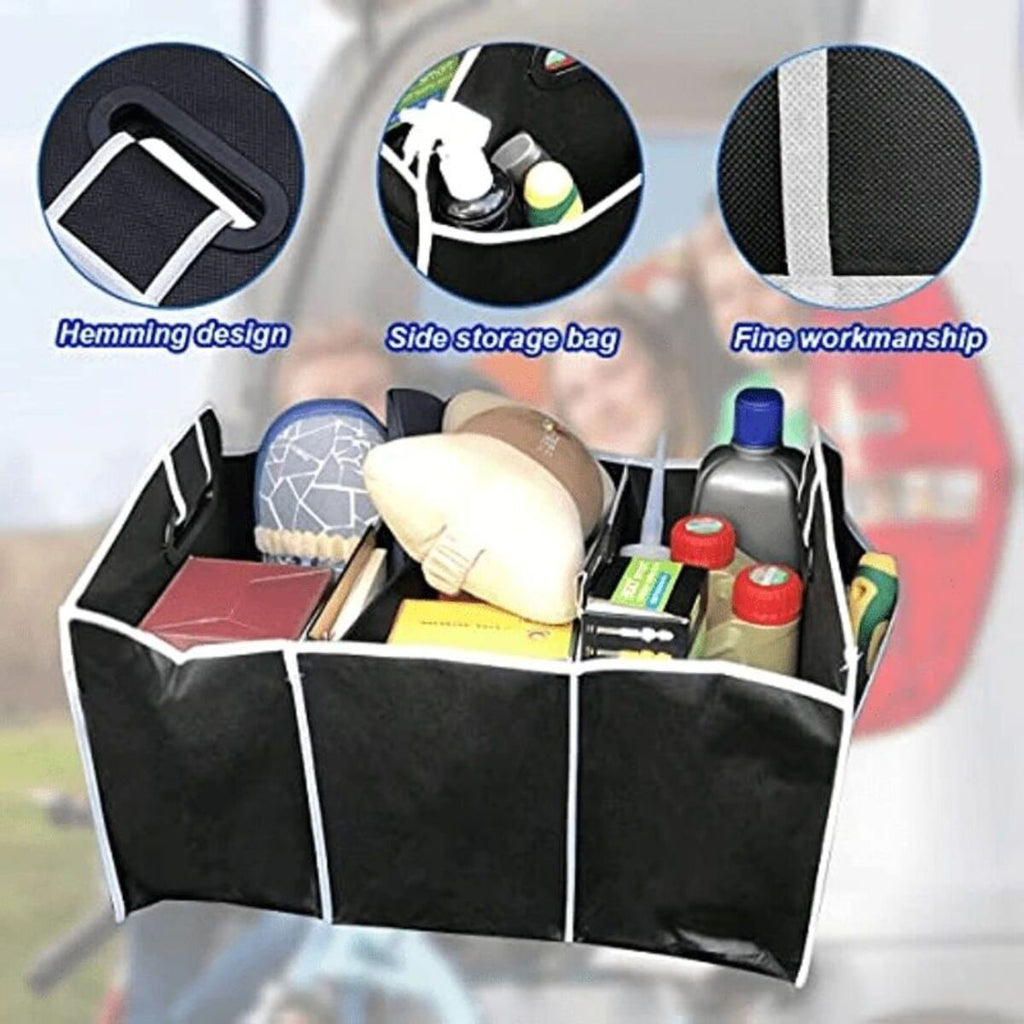 Car Trunk Organizer - Large Capacity Foldable Storage Bag