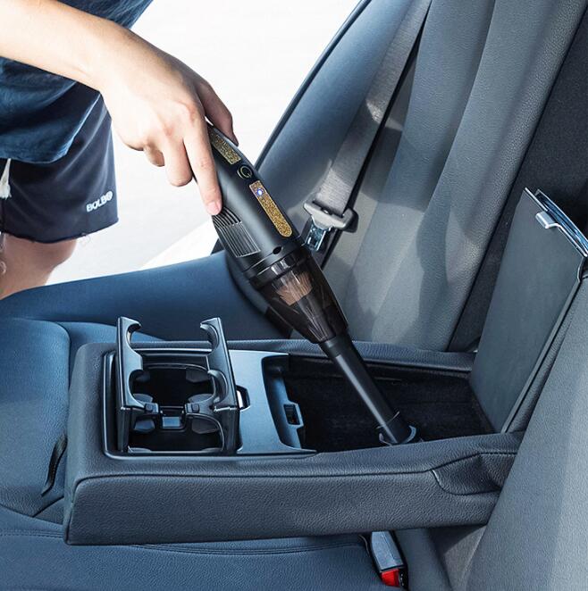 Wireless Car Vacuum Cleaner with Phone Charging Station - 2-in-1