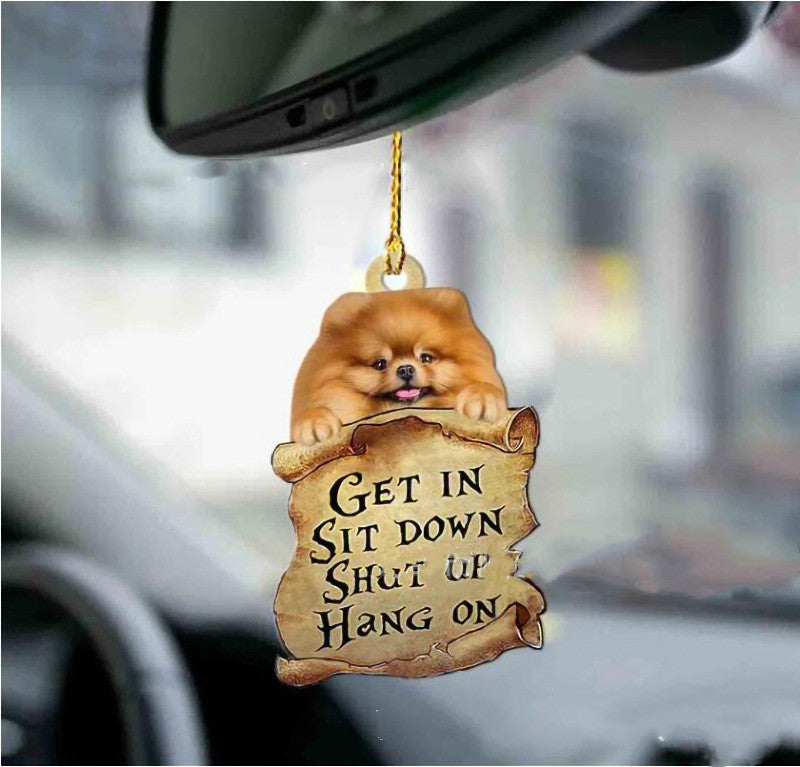 Cute Dog Pendant Keychain - Car Key & Backpack Accessory