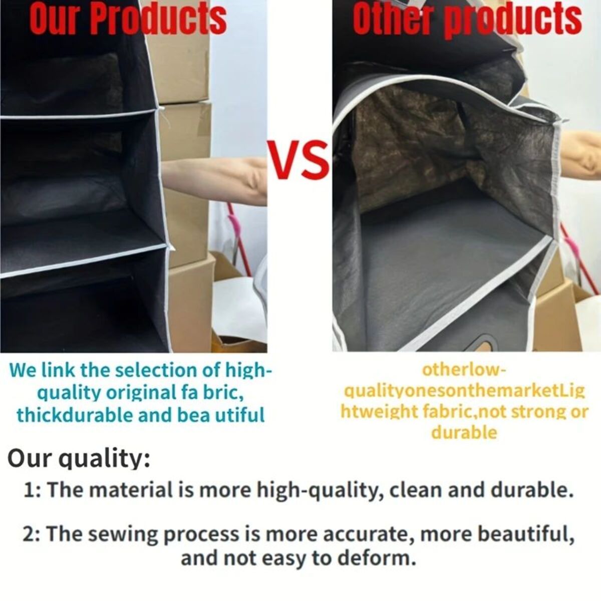 Car Trunk Organizer - Large Capacity Foldable Storage Bag