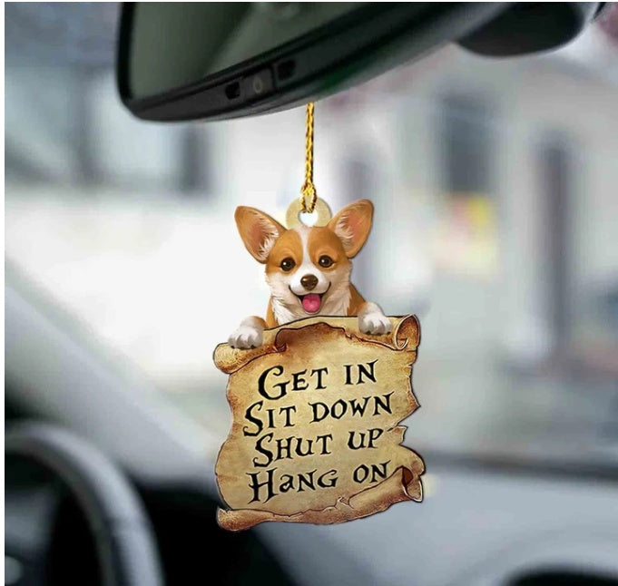 Cute Dog Pendant Keychain - Car Key & Backpack Charm